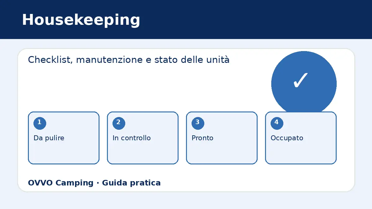 Housekeeping e manutenzione
